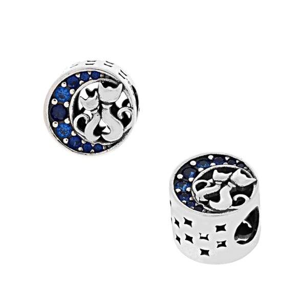 Zawieszka srebrna-Beads kotki