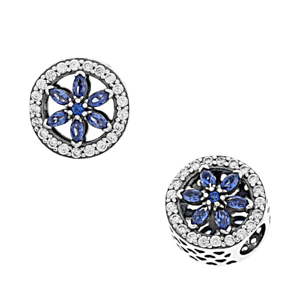 Zawieszka srebrna-Beads kwiatek