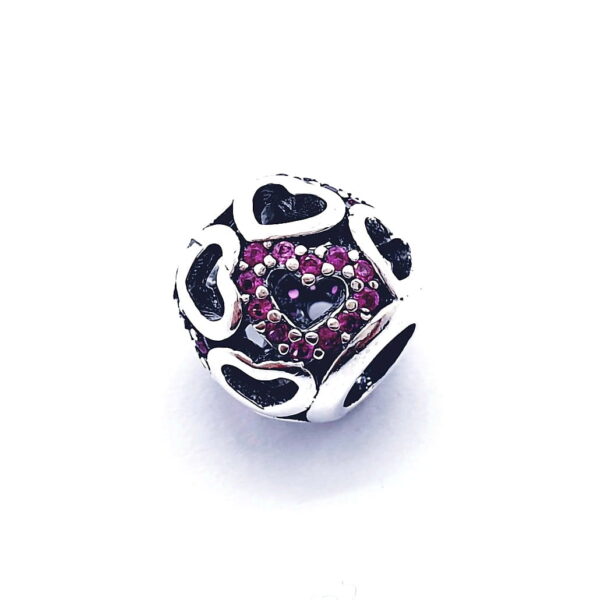 Zawieszka srebrna Beads- Serce