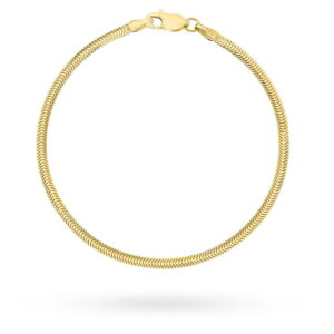 Bransoletka złota żmijka - 2,6 mm
