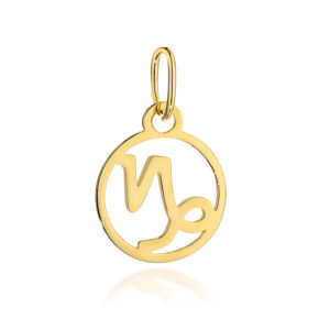 Zawieszka złota znak zodiaku KOZIOROŻEC pr. 333