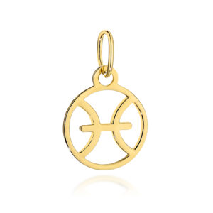 Zawieszka złota znak zodiaku RYBY pr. 333